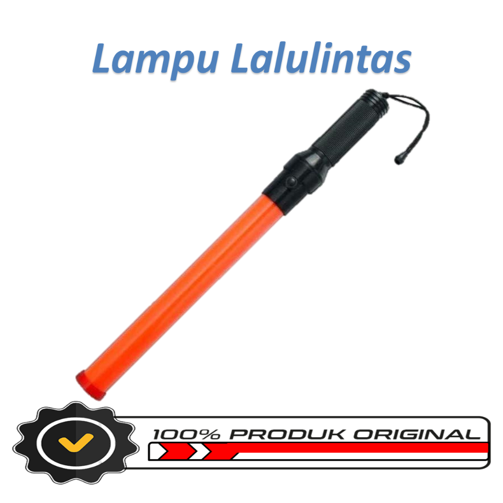 Tongkat lampu lalu lintas / traffic light baton / lampu lalin parkir polisi satpam / stick warning l