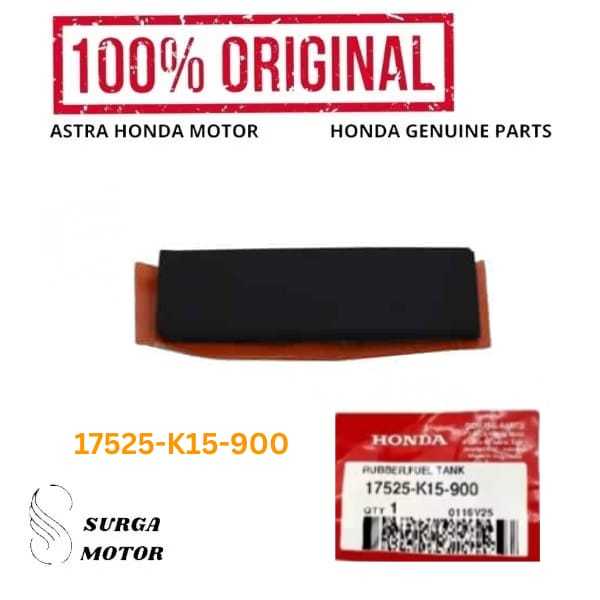 Karet Tangki Tengki Motor CB150R StreetFire (Old), New CB150R Streetfire 17525K15900 17525-K15-900 R