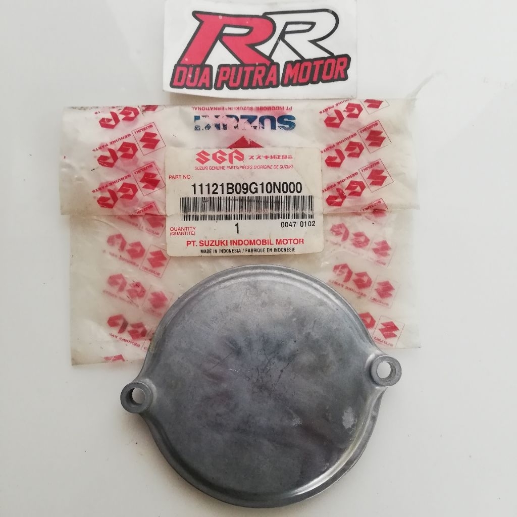 cover tutup blok mesin head noken as sintrik rantai keteng timing original ori suzuki shogun r 110 l