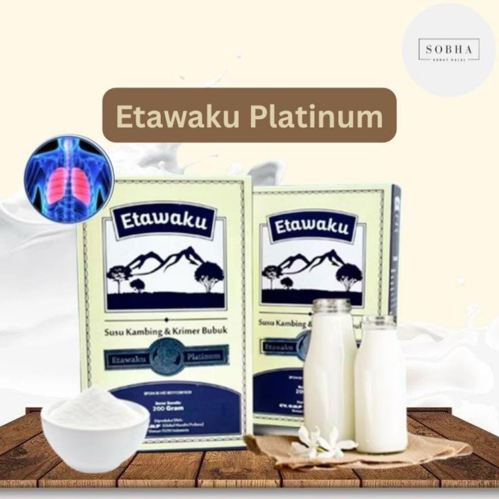 

Etawaku Platinum - Susu Kambing Etawa Murni 200gr & Sachet @5pcs