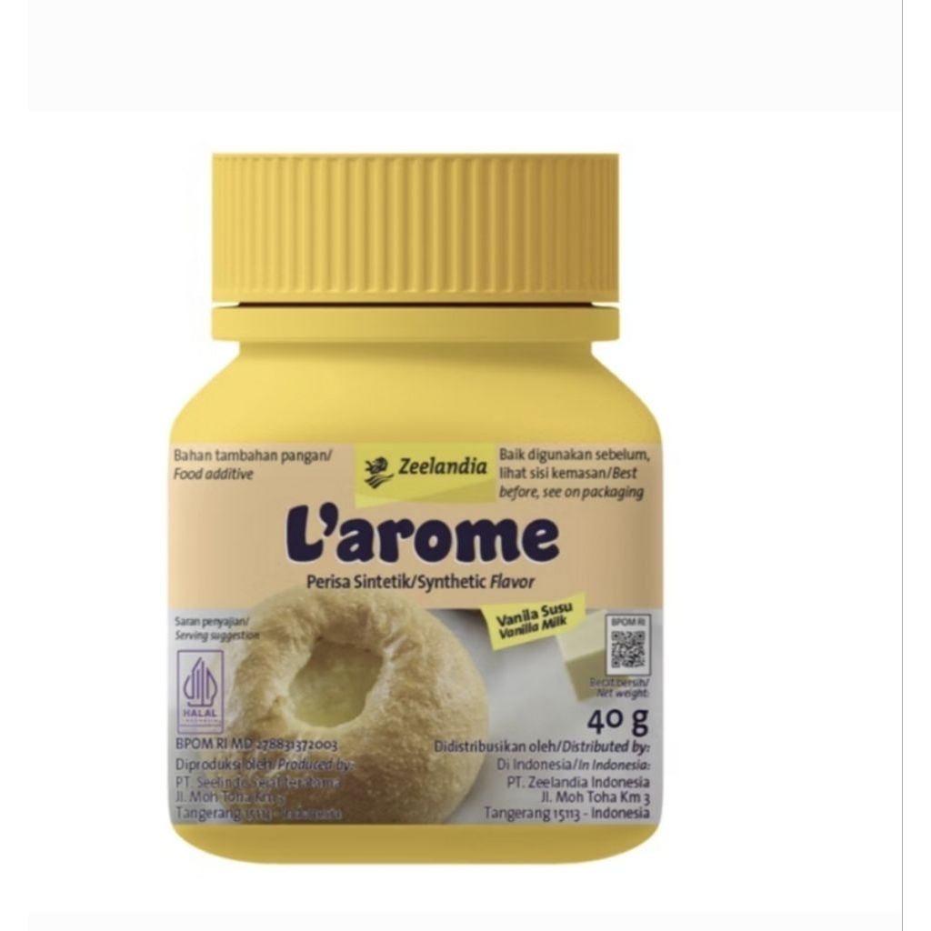 

LAROME VANILLA SUSU 40GR POWDER (BUBUK)