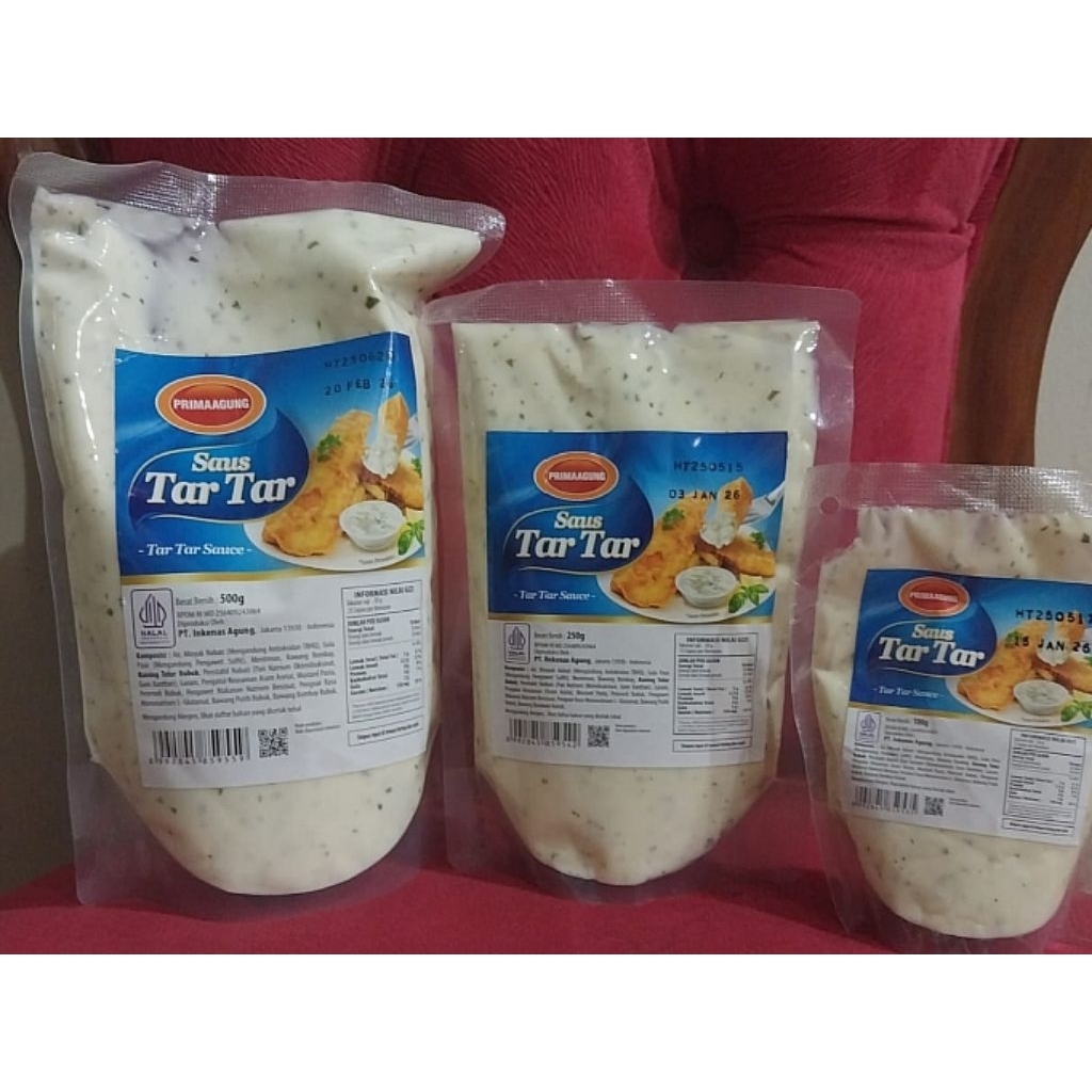 

Saus Tar Tar kemasan 100 gram, 250 gram & 500 gram