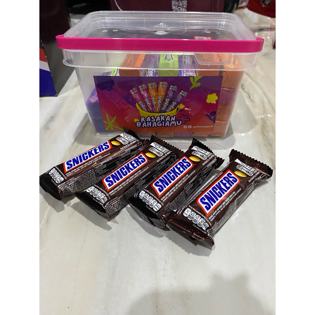 

Jastip PRJ 2025/ permen sugus FREE SNICKERS + FREE CONTAINER 2025