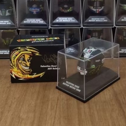 Minichamps Valentino Rossi 1/8 helmet MotoGP Motegi 2008.