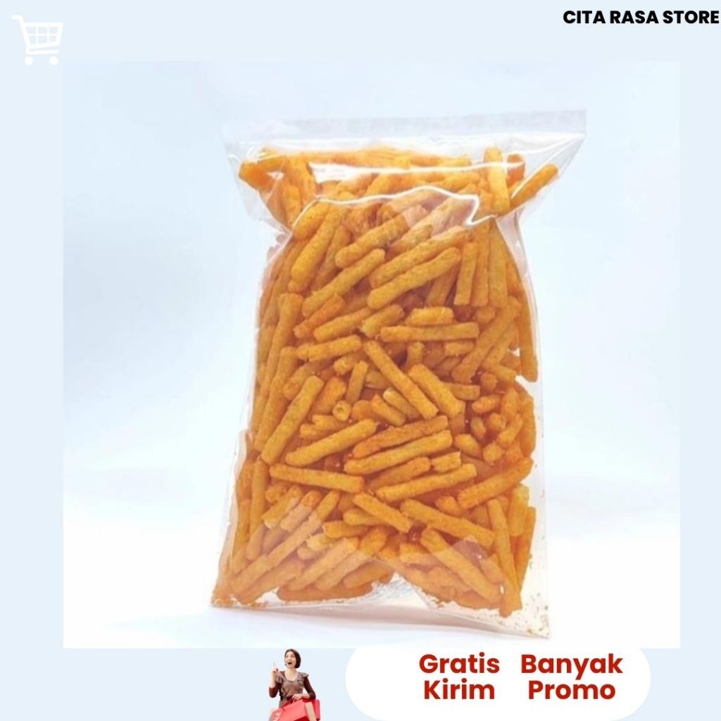 

500gr Snack Tess Stik Balado Cemilan Asin Gurih