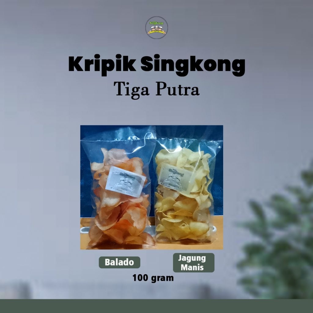 

keripik singkong balado dan jagung manis