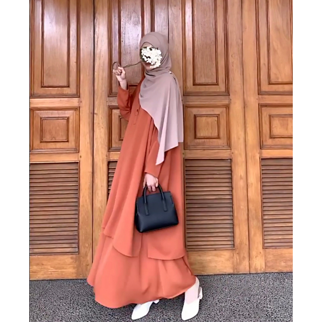 Dinara Tunik ALLSIZE PUMPKIN ORI by EVOLVERE