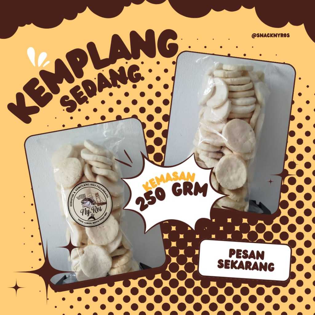 

Kemplang Sedang Asli Palembang 250 grm