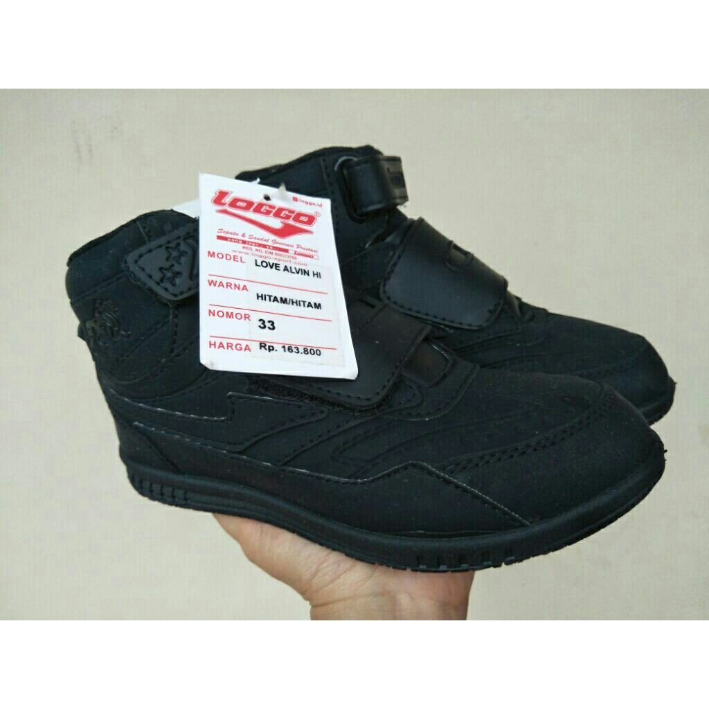 Sepatu Loggo Hitam/Hitam Size 35