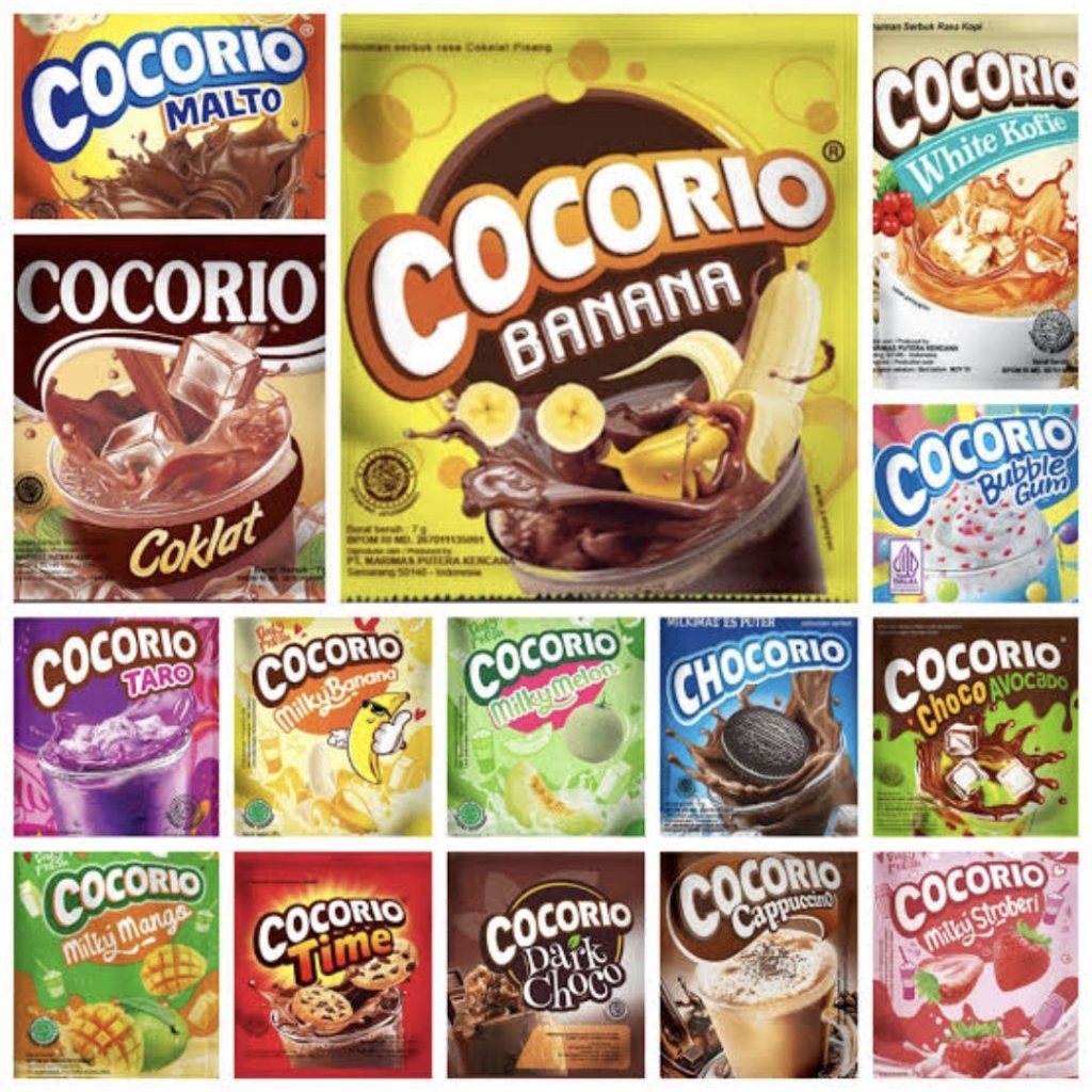 

Cocorio Minuman Serbuk 1pack Isi 12 Renceng