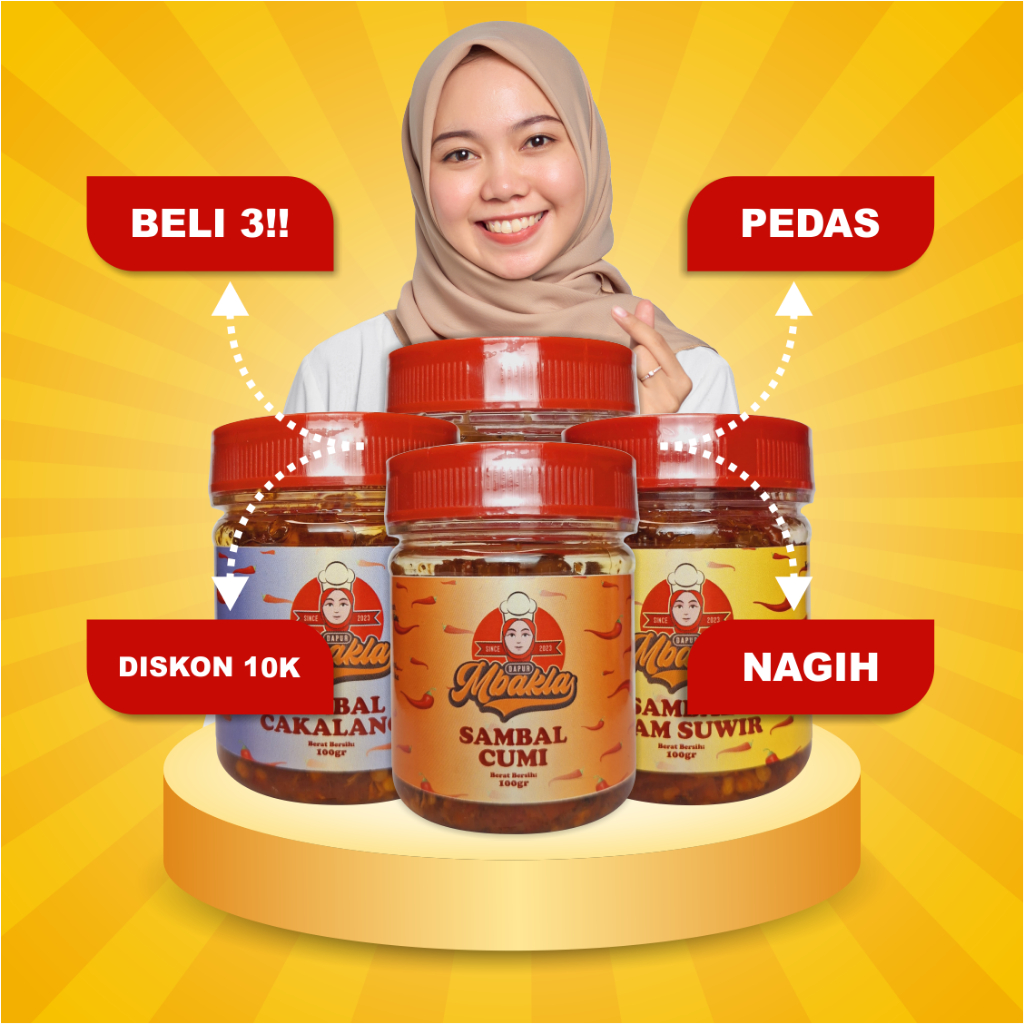 

Dapur Mbakla | Sambal Cumi Ayam Suwir Cakalang Cumi Ijo Pedas