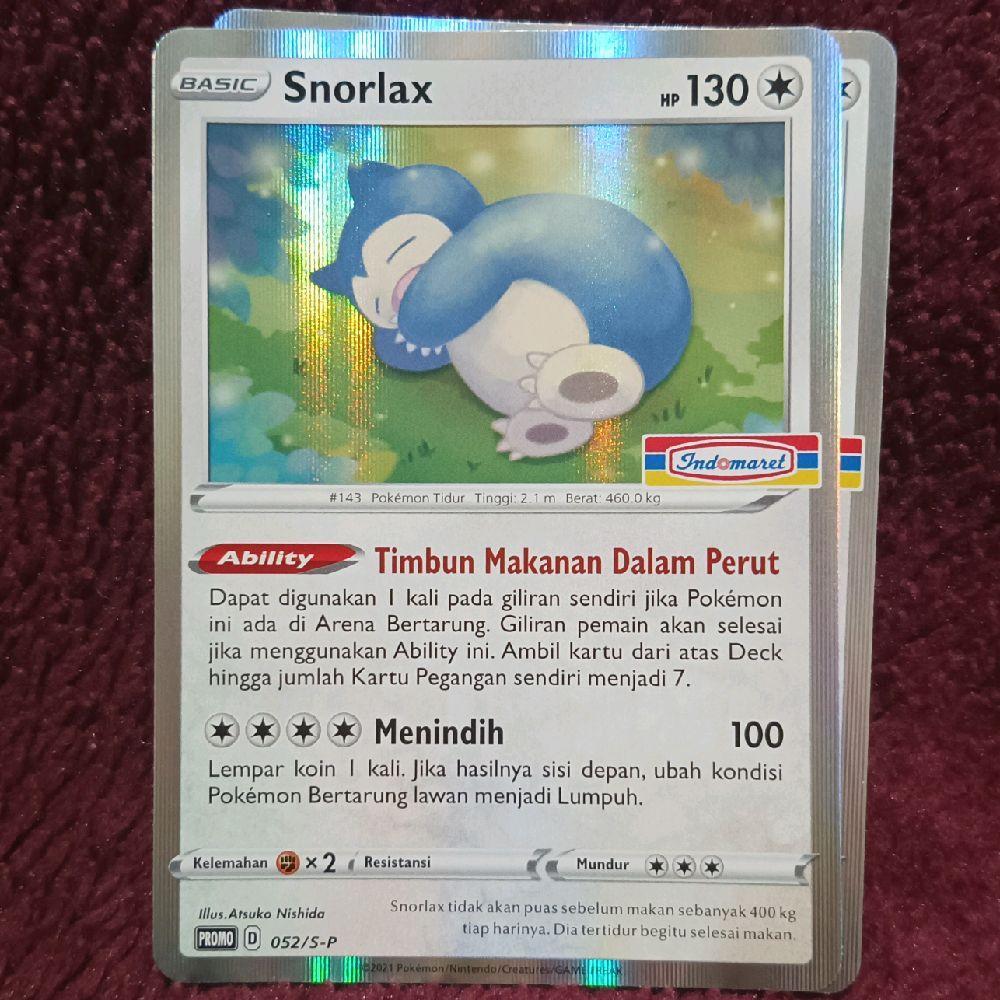 Snorlax Promo Indomaret 052/S-P - Pokemon TCG Indonesia foil