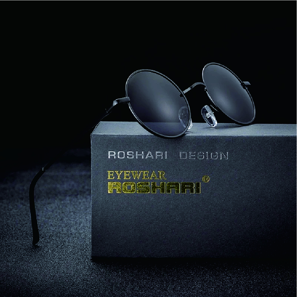 Kacamata Hitam Polarized Bulat Metal Vintage John Lennon original 100% kaca asli || kacamata unisex