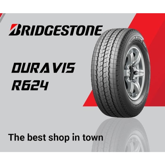 Ban Mobil Standar Mitsubishi L300 SL Merk Bridgestone Duravis R624 Ukuran14 185R14 102R