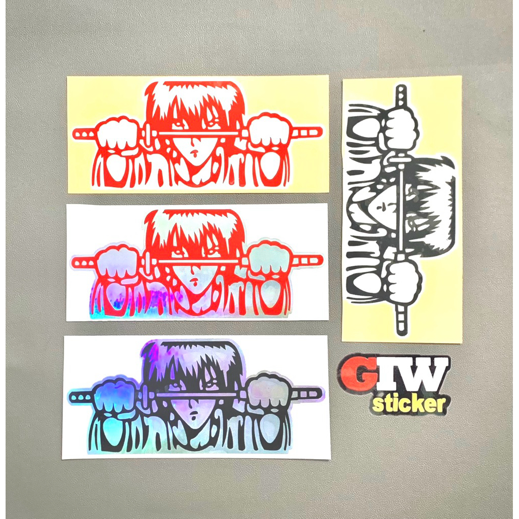 Stiker Sticker SAMURAI X Cutting