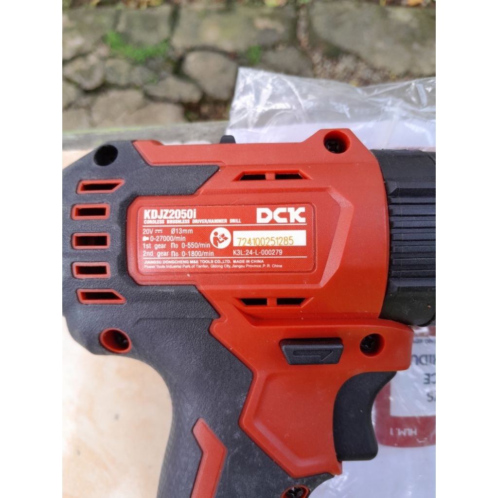 BOR CORDLESS/BATERAI DCK KDJ2050i (UNIT ONLY)
