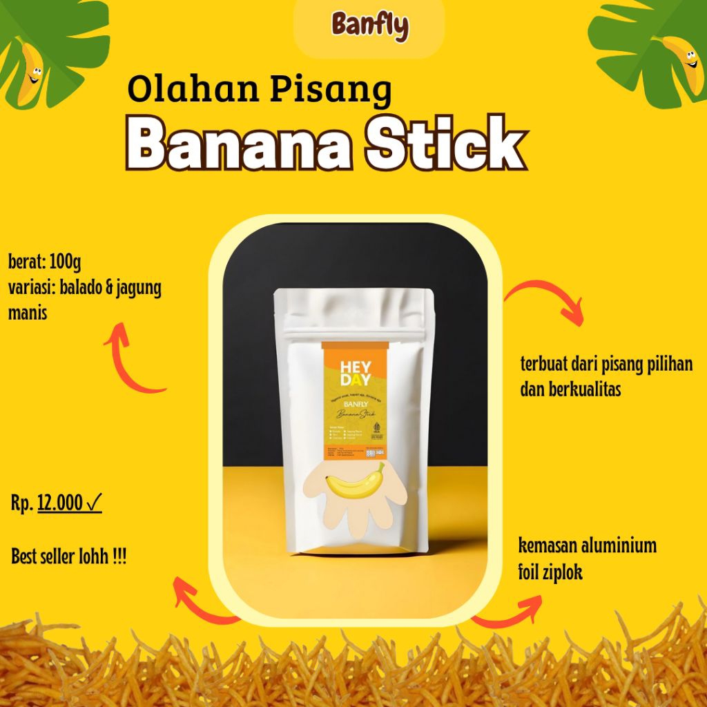

BANANA STICK | 100g | by: BANFLY