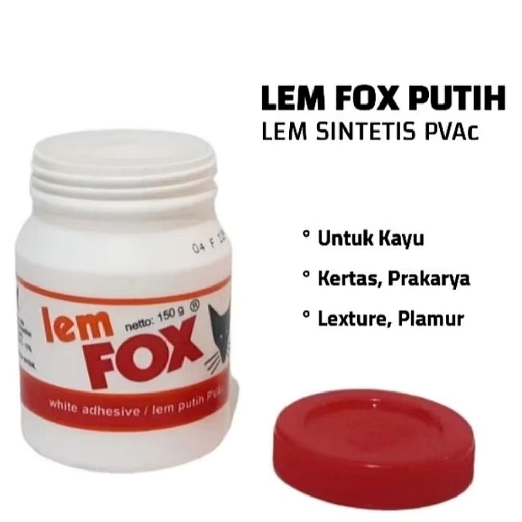 

Lem Fox Putih 150 Gr