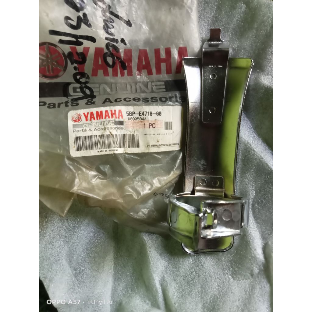 Cover Pelindung Protektor Tameng Knalpot kecil Scorpio G SX4 Original YGP 5BP-E4718-00