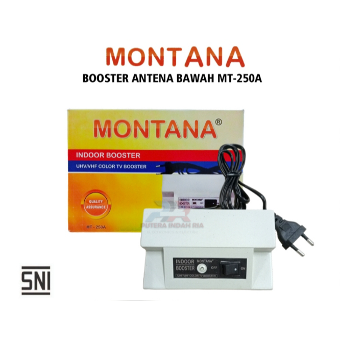 Booster Bawah MONTANA Antena UHF power supply - PUTIH