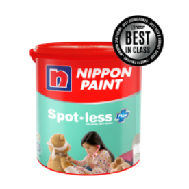 Cat Anti-Noda Nippon Paint Spotless Plus Sheen Brilliant White