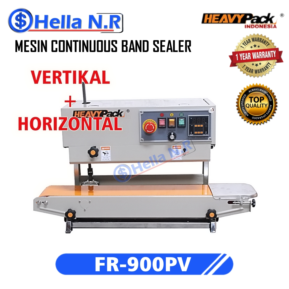 Continous Band Sealer FR-900 PV Vertikal Mesin Pres Segel Plastik