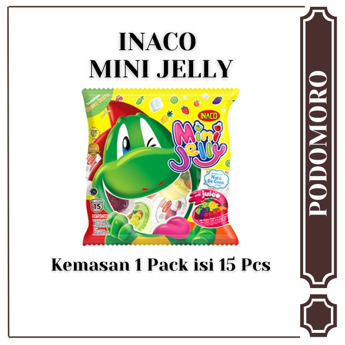 

Inaco Mini Jelly Kemasan 1 Pack Isi 15 Pcs - Cocok untuk hampers anak ultah / snack lunch box