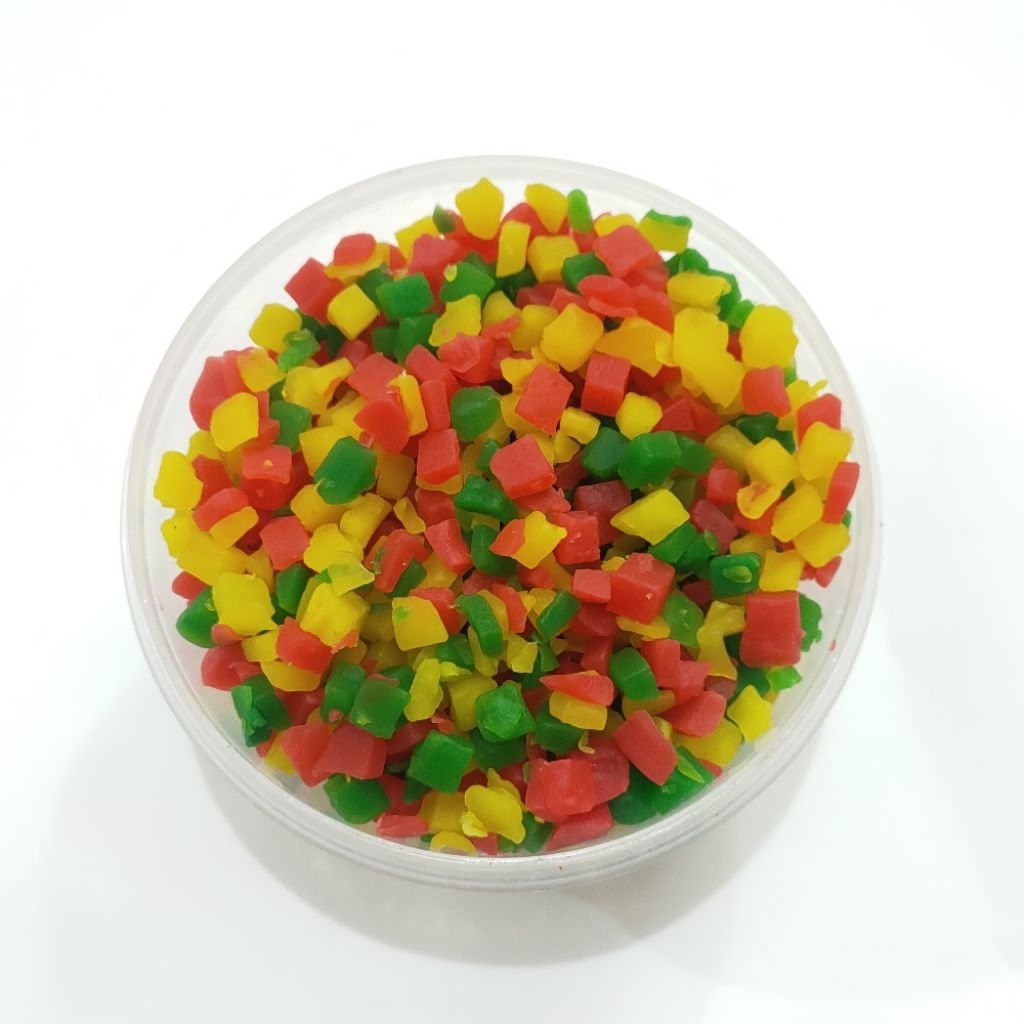

Vindi Vindi Sukade - Vindi Socade - Sokade - Sukade warna warni - Mix 50gr