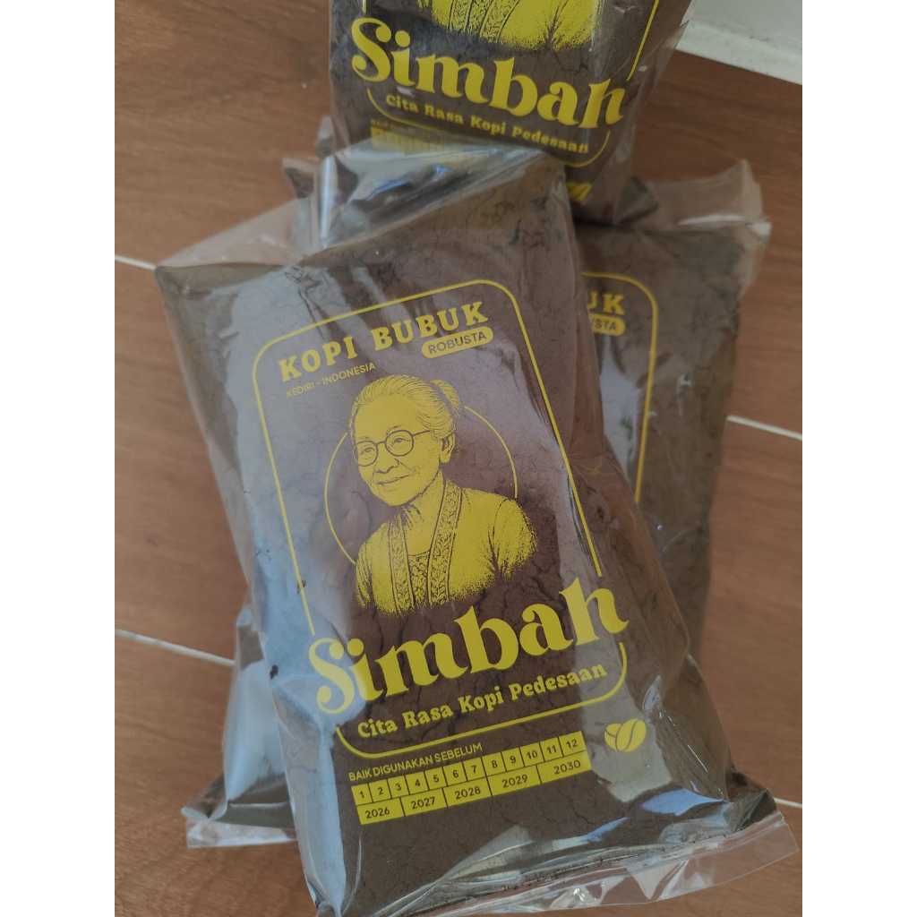 

Kopi Bubuk Hitam Robusta Asli Simbah kwalitas Terjamin