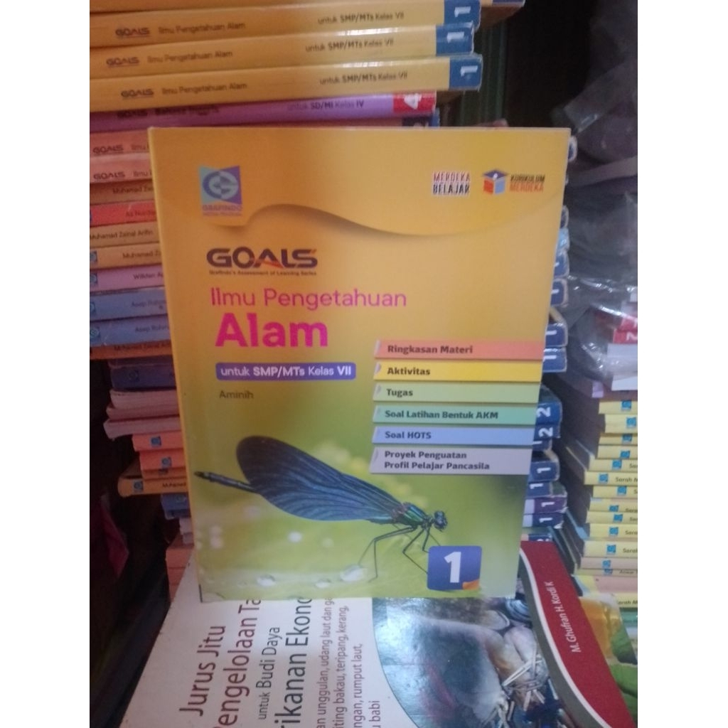 buku original - goals IPA untuk SMP kelas 7 K merdeka grafindo