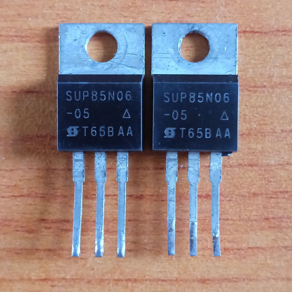 SUB85N06-05 ( 85A 60V ) Cabutan Original Sudah Lulus Tes Normal Harga 1 Pcs