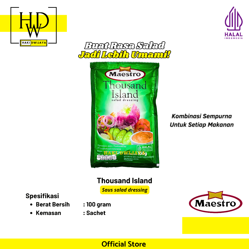 

[100gram] Maestro Thousand Island Mayonaise Sachet