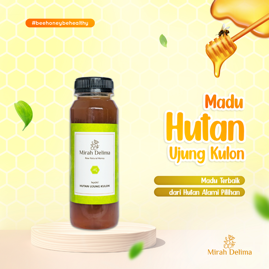

Madu Hutan - Madu Odeng Ujung Kulon - Raw Rainforest Honey - 250 ml