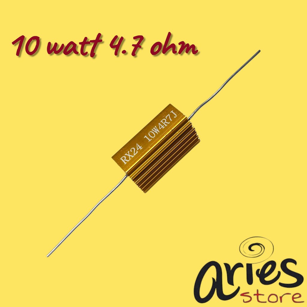 RESISTOR 4.7 OHM 10W BODY ALUMINIUM
