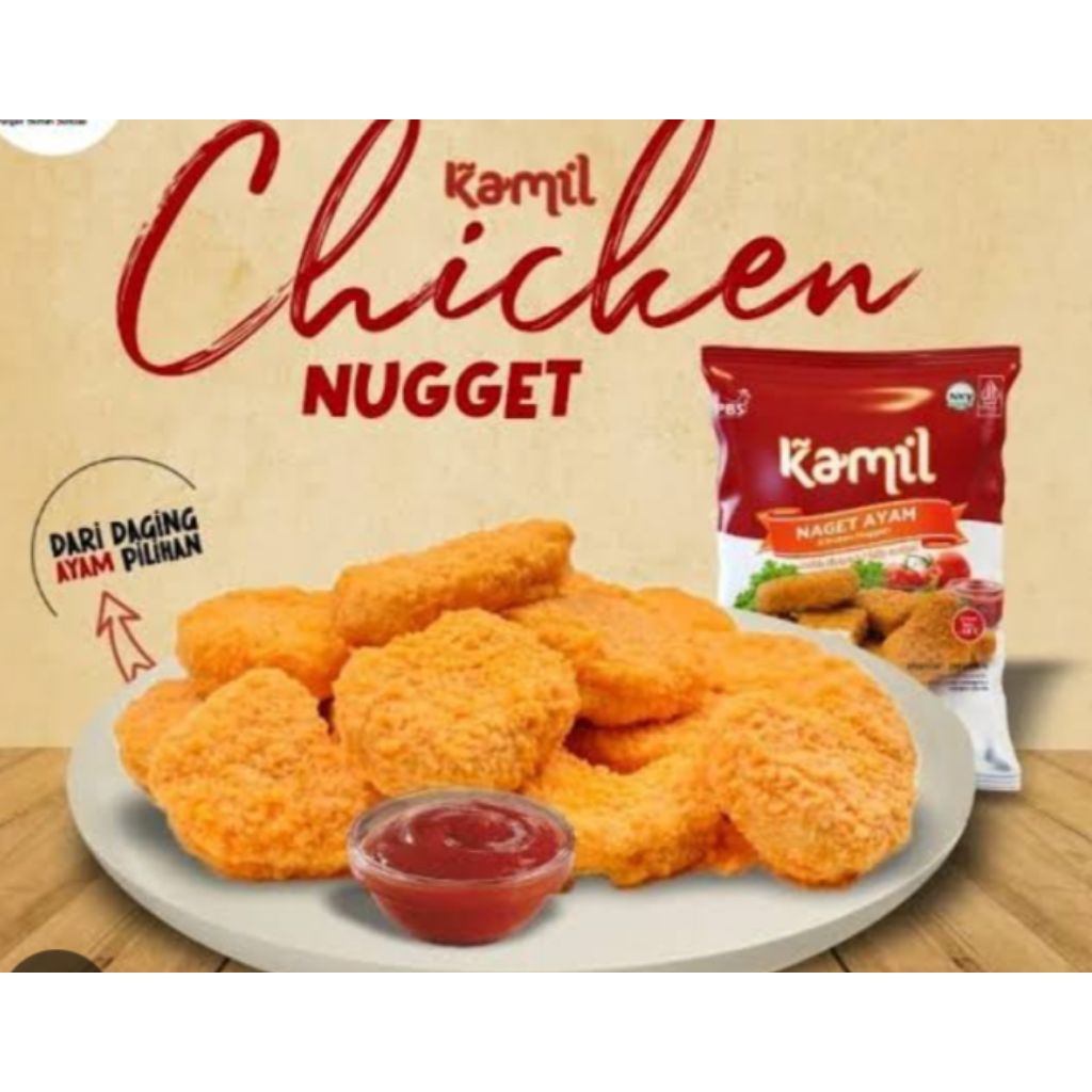 

Kamil naget ayam 500gr / Chicken nugget Kamil