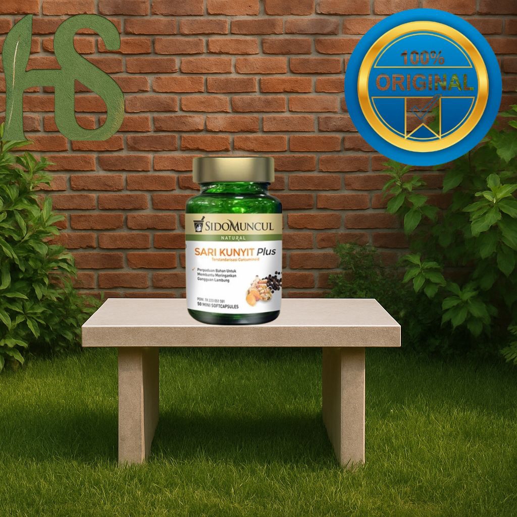

Sari Kunyit Plus Sidomuncul – 50 Kapsul – Meringankan Gangguan Lambung & Maag