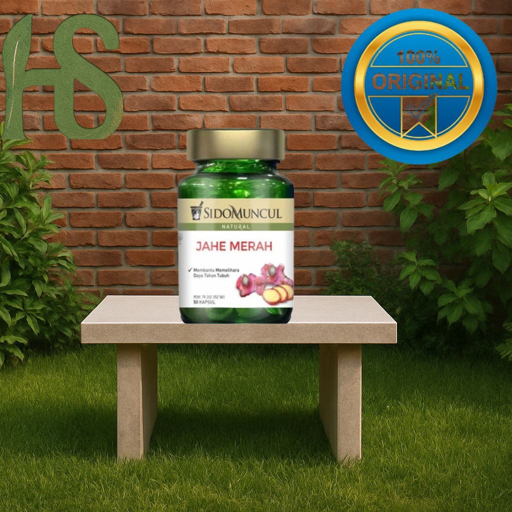 

Jahe Merah Sidomuncul – Membantu Memelihara Daya Tahan Tubuh & Hangatkan Badan – 50 Kapsul