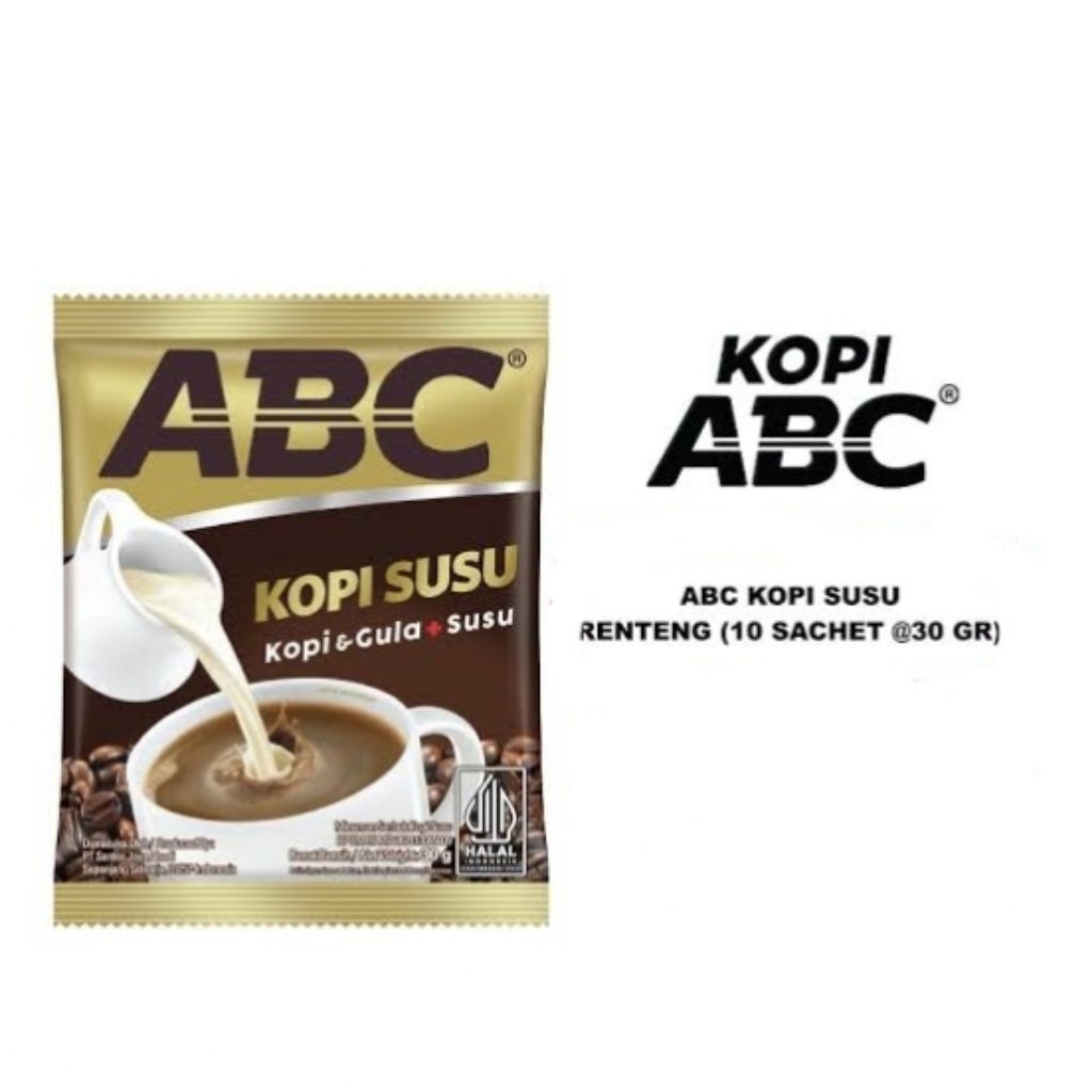 

ABC kopi susu 10 sachet