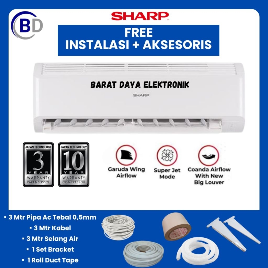 Ac Sharp 1/2PK - AH-A5BEY Dan Ac 1PK - AH-A9BEY AC sharp