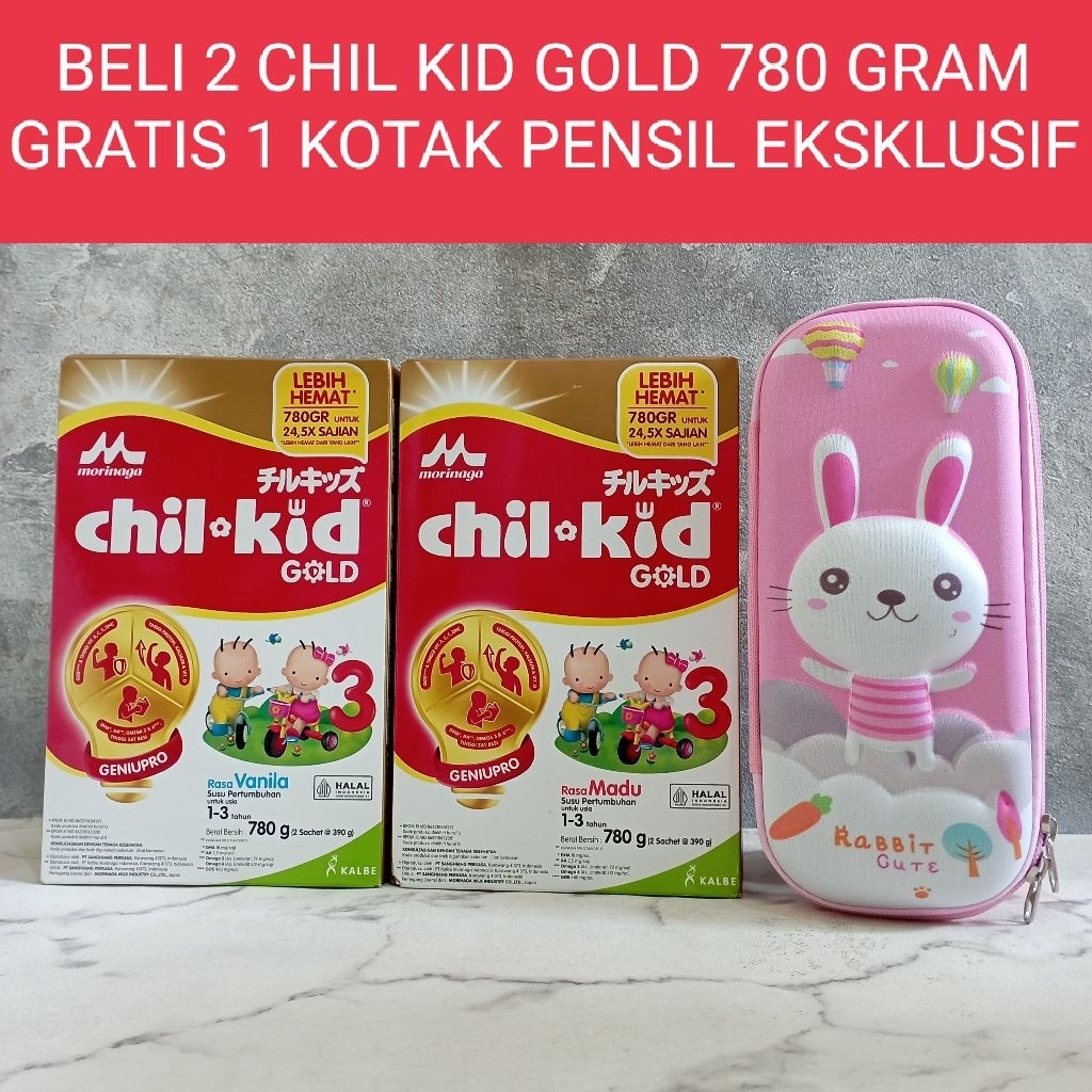 BELI 2 GRATIS 1 CHILKID GOLD VANILA / MADU 1-3 TAHUN 780 gram / CHIL KID SUSU TUMBUH KEMBANG ANAK ED
