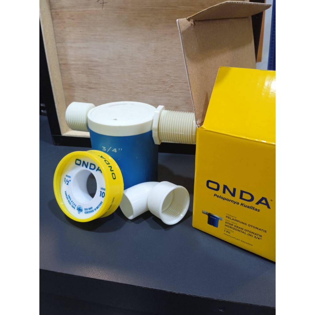 Stop kran otomatis Horizontal ¾" Onda