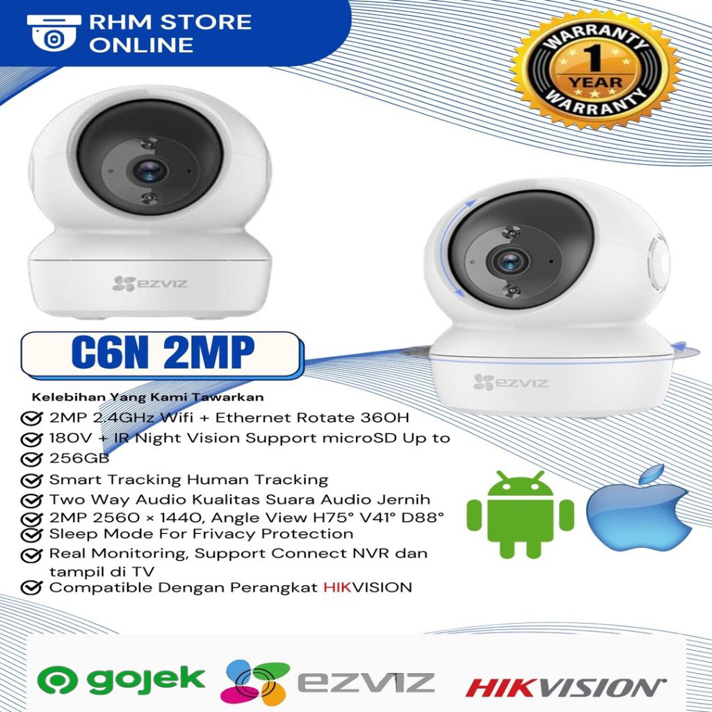 CAMERA CCTV EZVIZ C6N 2MP 1080p WIRELEES