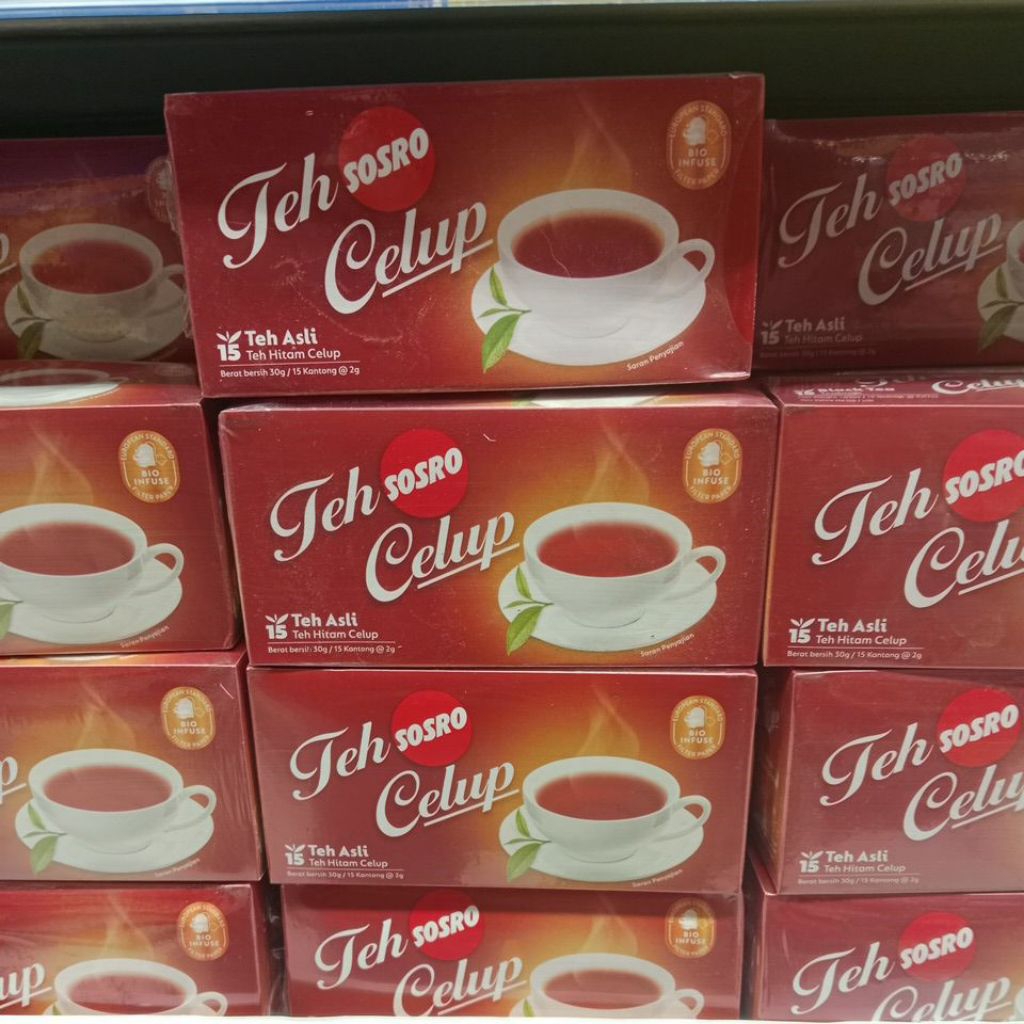 

Teh asli celup sosro 15s
