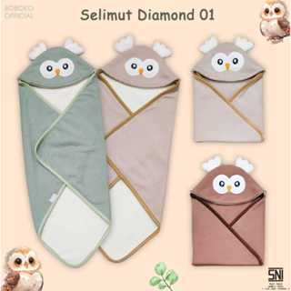 SELIMUT DIAMOND BLANKET SERIES OWL LEMBUT PREMIUM SUDAH SNI / KADO BAYI LAHIRAN / BLANKET SELIMUT /S