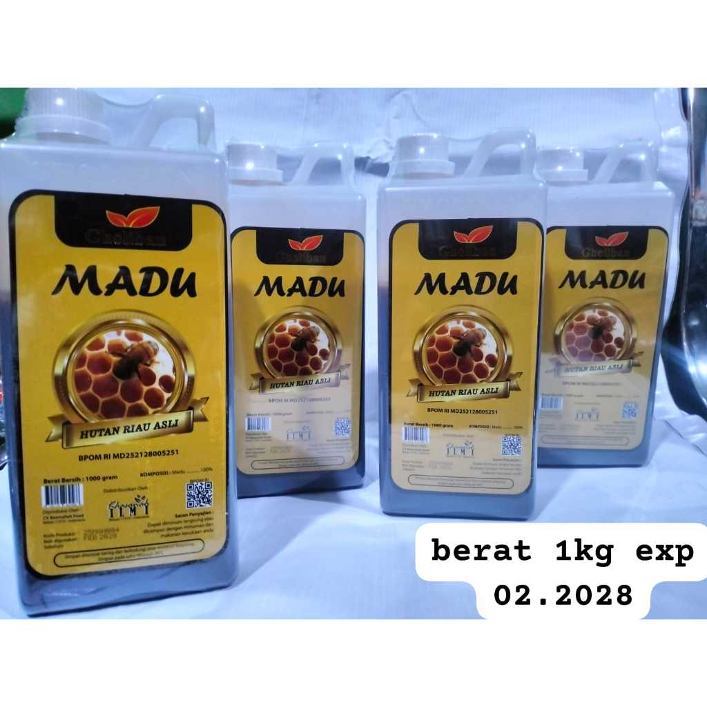 

Madu Hutan Riau Gholiban Plus Bee Pollen Dan Royal Jelly 500 Gram dan 1 kg Termurah
