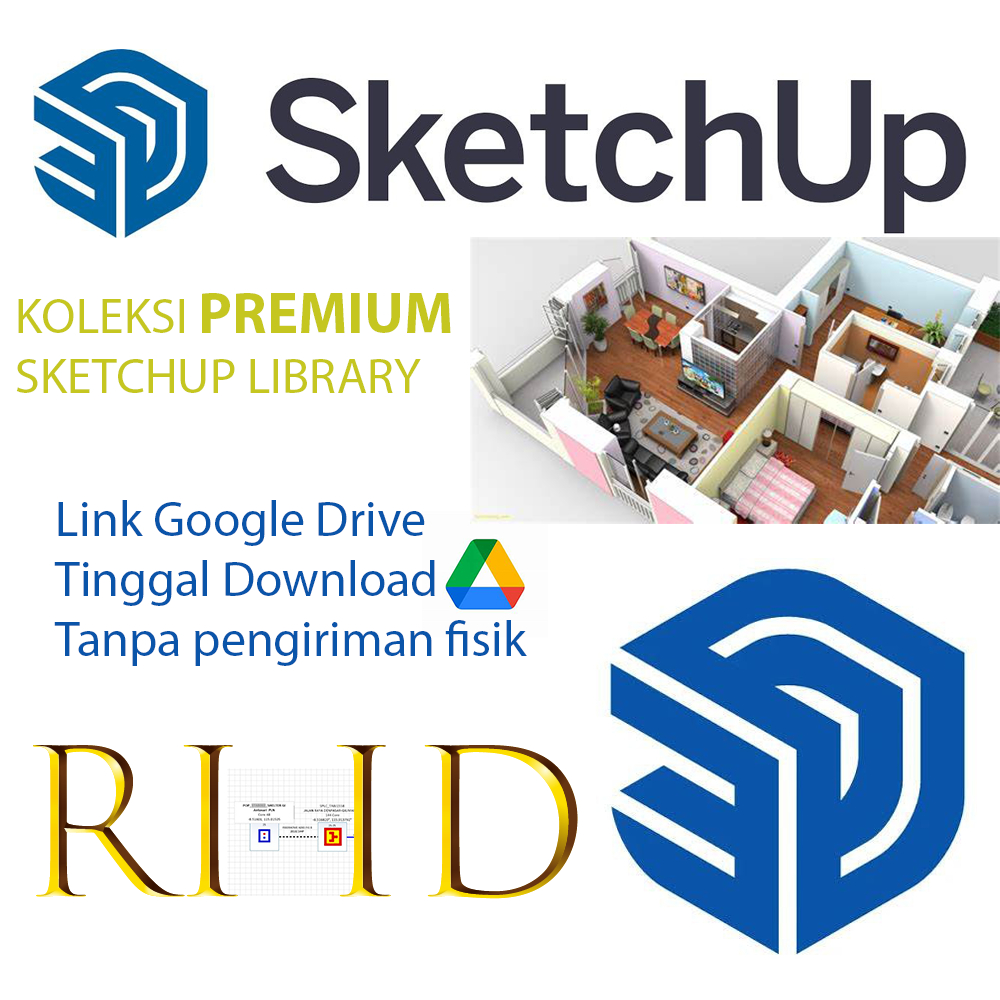 Sketchup Library Premium Koleksi Library Premium Bonus Ribuan Lainnya