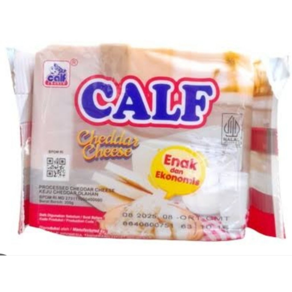 

calf cheddar cheese 200 gram /keju parut