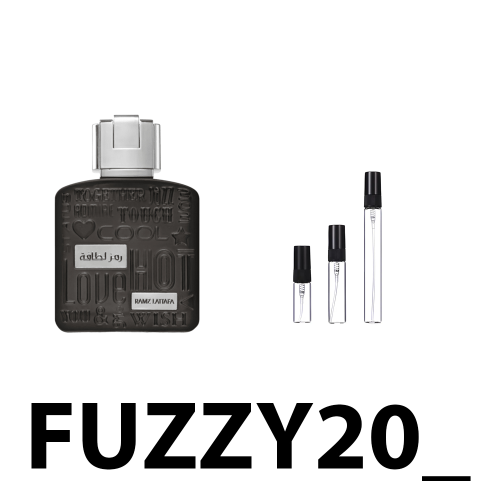 Parfum Decant Lattafa - Ramz Silver EDP for women and men