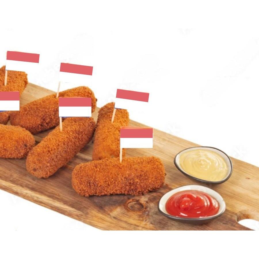 

Dutch Beef Meat Croquettes (Hollandse vlees kroketten) frozen pack of 6 pcs