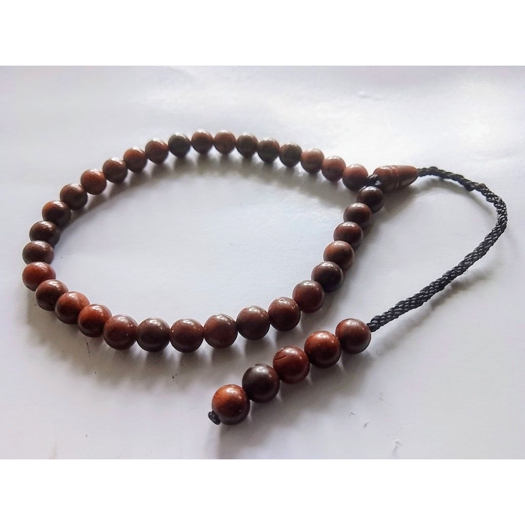 Kaukah Gelang koka/kaukah/kaoka motif tasbih 33 butir asli